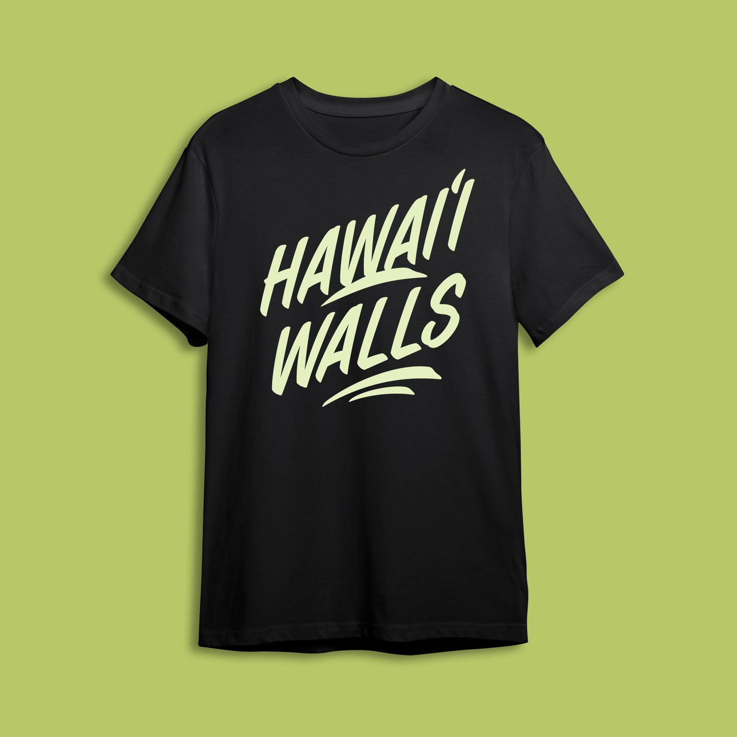 2023 Hawaii Walls Black Unisex Tee