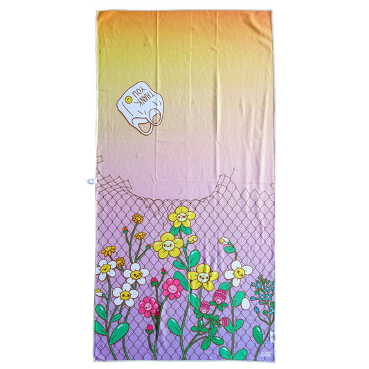 Wild Flowers Wet Bag + Waffle Towel Set by Jasper Wong