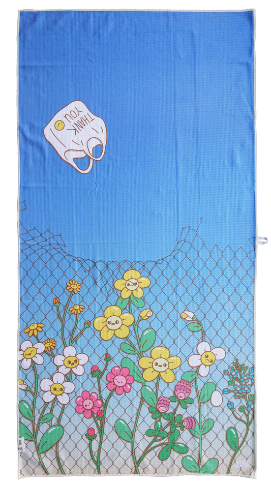 Wild Flowers Wet Bag + Waffle Towel Set by Jasper Wong