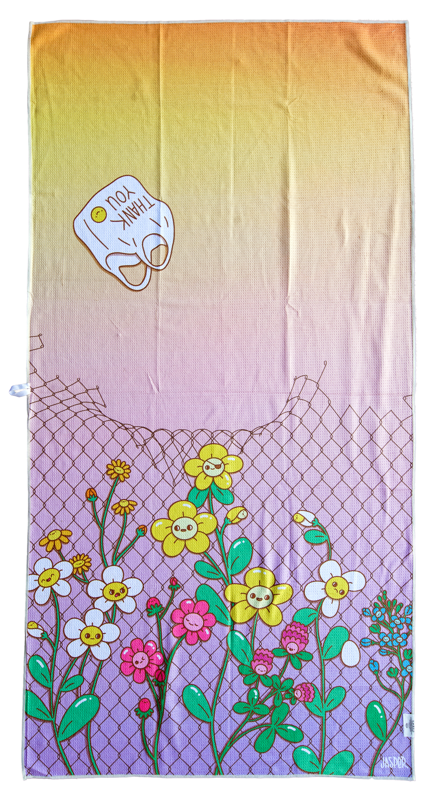 Wild Flowers Wet Bag + Waffle Towel Set by Jasper Wong